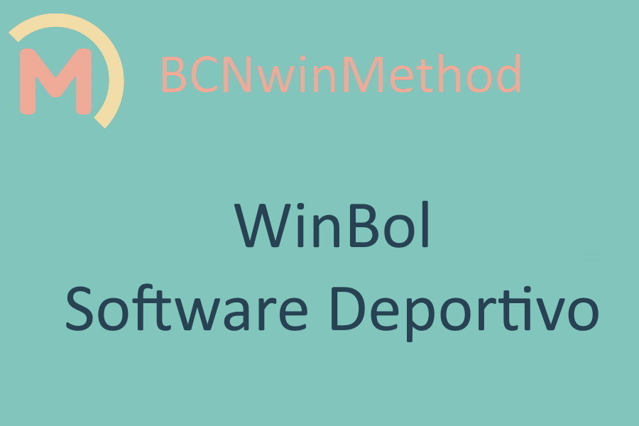 WinBol. Software Deportivo. Basado en metodología de fútbol BCNwinMethod
