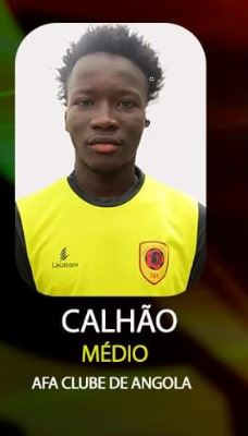 Calhao centrocampista Sub-20 de Angola