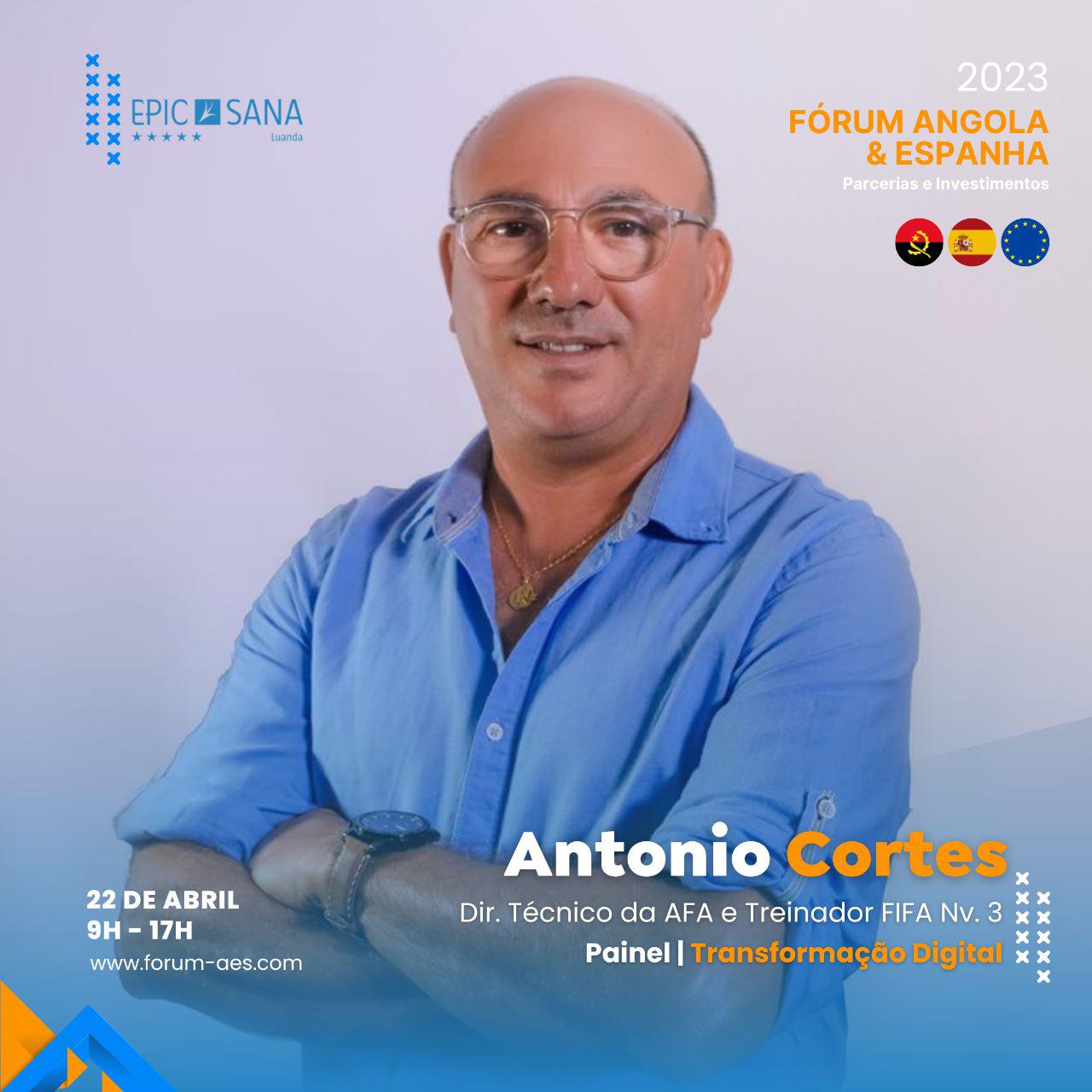 Toni Cortés en el Fórum Angola&España