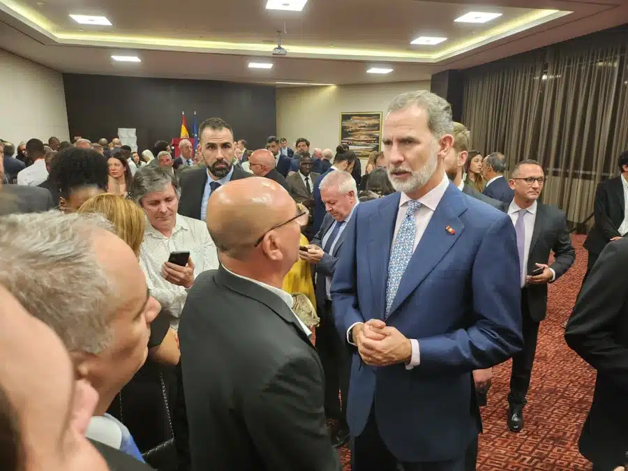 Visita del Rey de España a Angola
