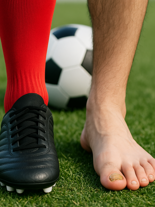 Hongos en las uñas: una afección común entre los jugadores de fútbol