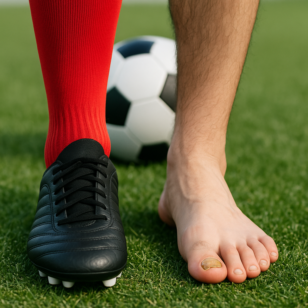 Hongos en las uñas: una afección común entre los jugadores de fútbol