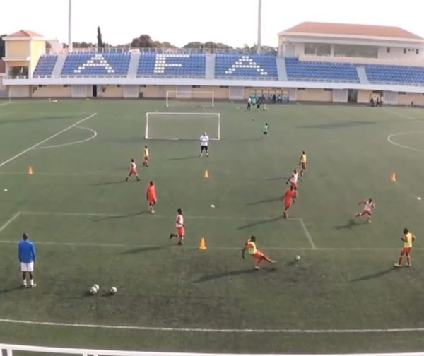 Sesión de entrenamiento para categoría Alevín (2)