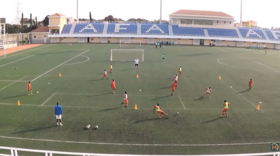 Sesión de entrenamiento para categoría Alevín (2)