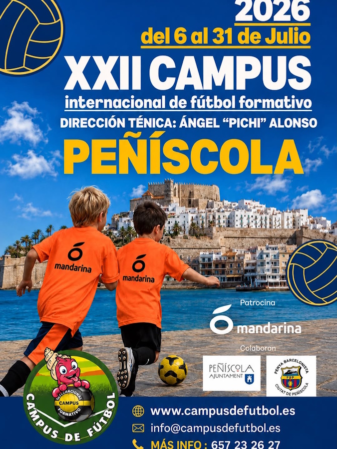 Campus Internacional de Fútbol Formativo Peñíscola - Alcocéber 2026