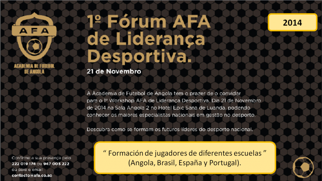 Proyecto 2: I FORO AFA DE LIDERAZGO DEPORTIVO