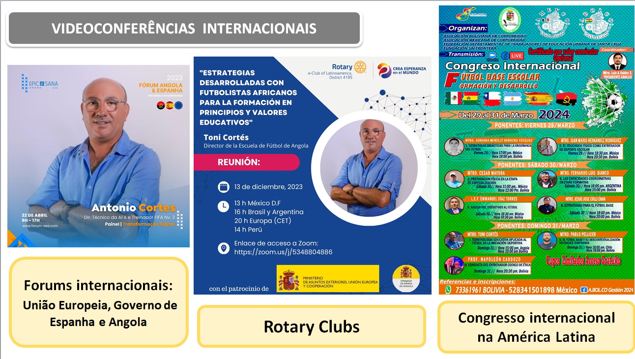 Videoconferencias y participación en fórums y congresos internacionales.