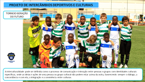 Jugadores de la AFA y del Sporting Clube de Portugal compartiendo una experiencia deportiva y de convivencia.