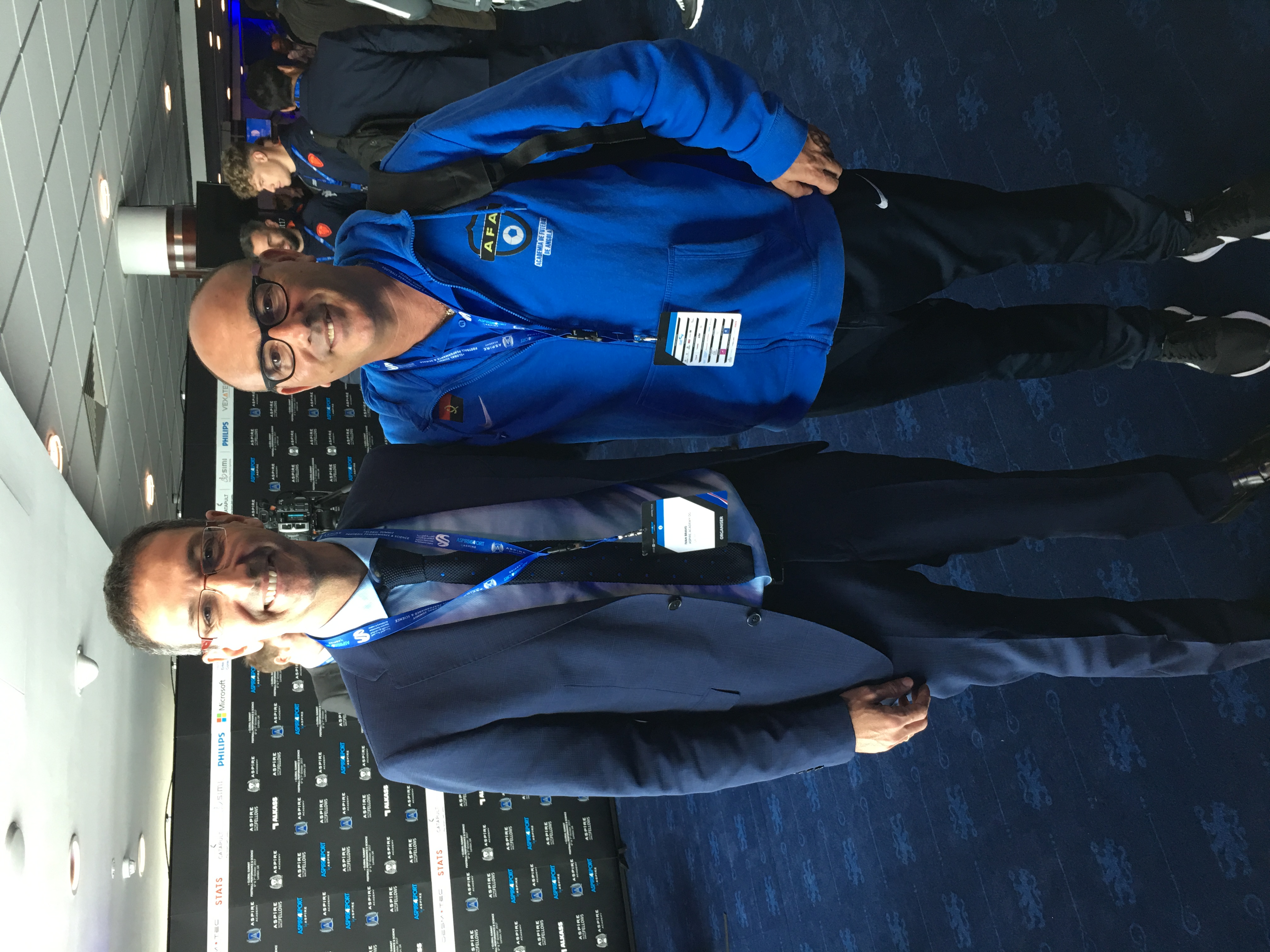 Encuentro con Iván Bravo, Director General de Aspire Academy, durante el Aspire Academy Global Summit, Londres 2017.